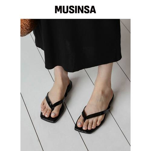 SAPPUN 리썰特 1cm 平底拖鞋 MUSINSA韩国官网直邮进口