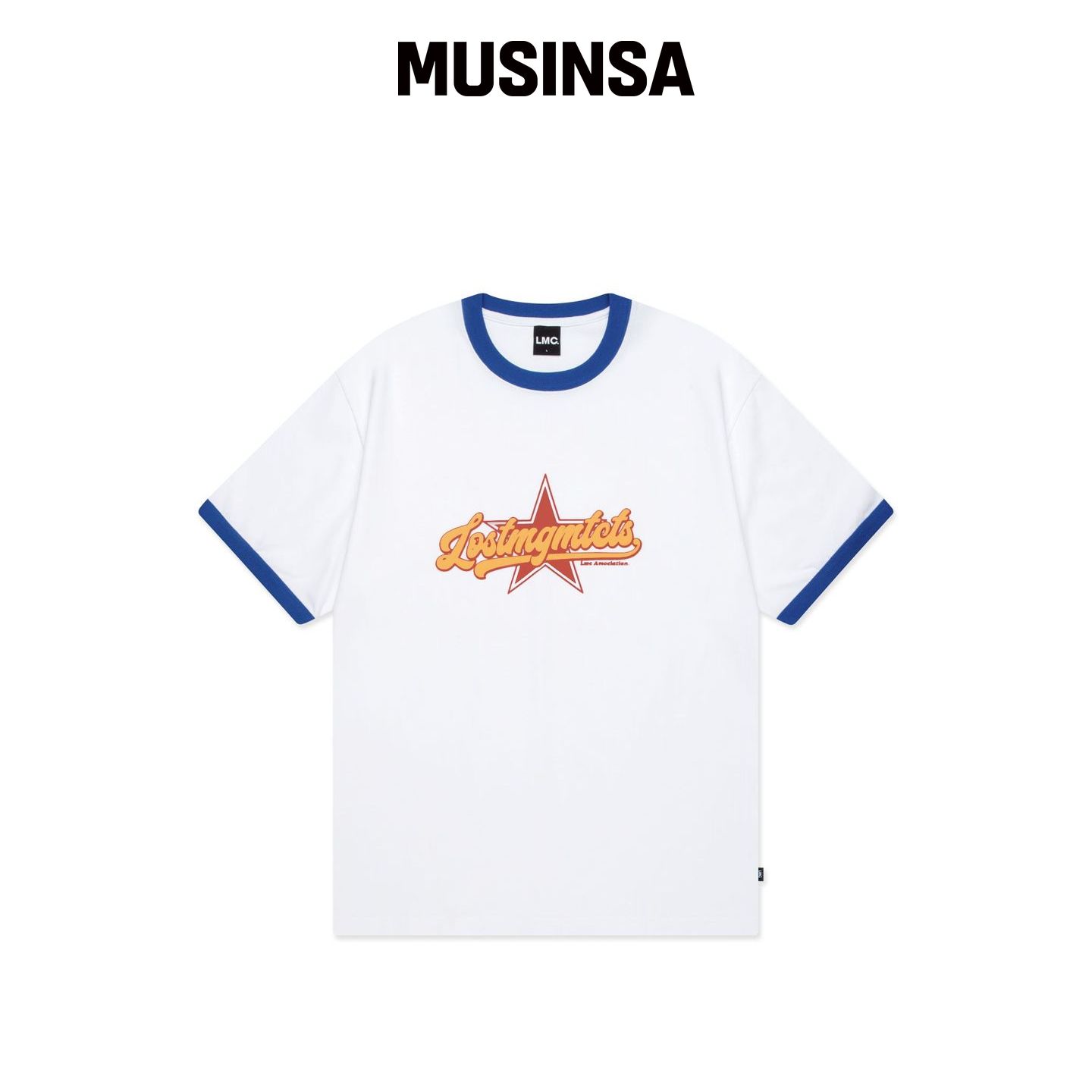LMC STAR RINGER TEE 白色 MUSINSA韩国官网直邮进口图片