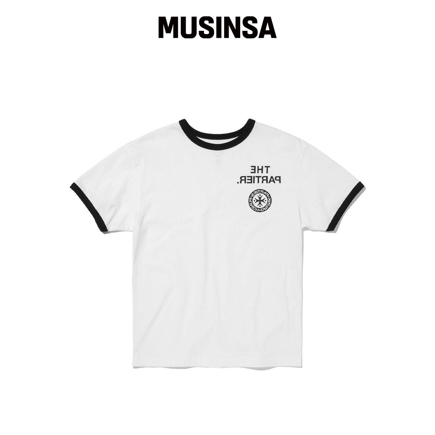 PUNCH DRUNK PARTIES Partier Ringer Tee (白色韩国官网直邮进口图片