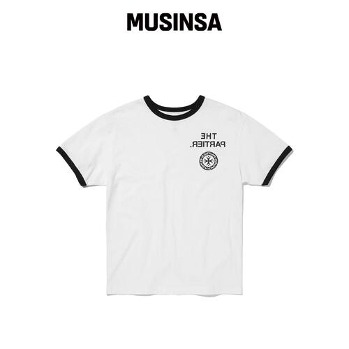 PUNCH DRUNK PARTIES Partier Ringer Tee (白色韩国官网直邮进口
