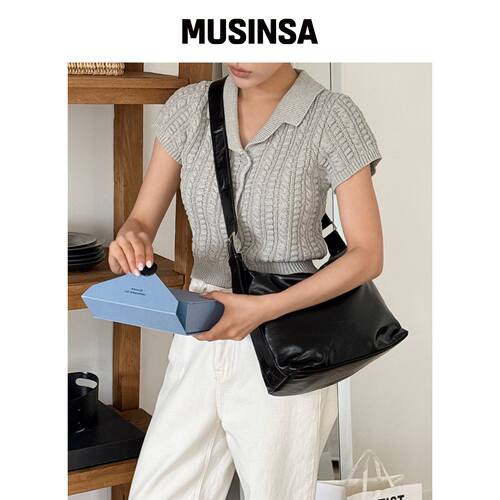 OFFLIN RHOS 斜挎包 hobo包 VLACK MUSINSA韩国直邮官方正品
