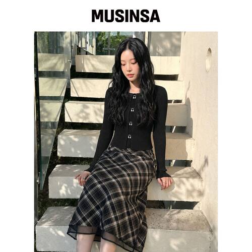 JUCYJUDY 金属点缀针织开衫 JZKT02JB MUSINSA韩国官网直邮进口