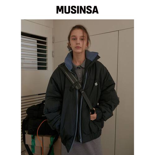 NOCONTENT 冬季夹克 _ 茶色 MUSINSA韩国官网直邮进口