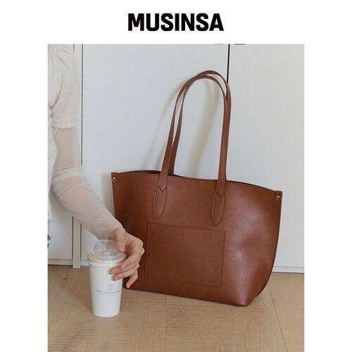 OVHEE MAUVE 购物袋 Move Shopper Bag_棕色 MUS韩国官网直邮进口