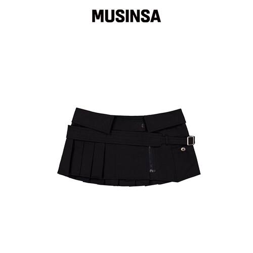 DIFFERENTIS Ammo CN迷你裙（黑色）韩国官网直邮进口MUSINSA