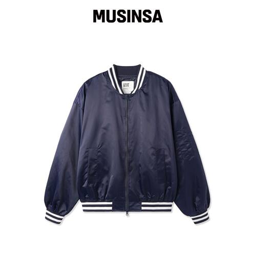 GRAYBLVD TT 学院风夹克 GKAJK63(NAVY) MUSINSA韩国官网直邮进口