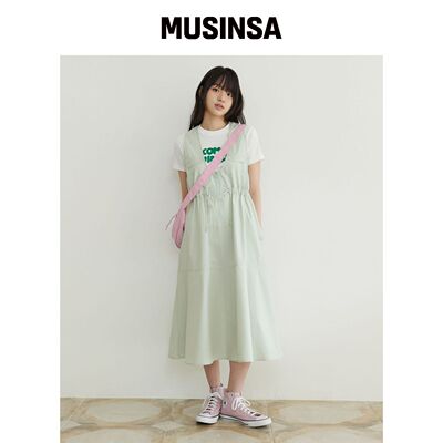 COMONINOZ W STRING LINED DRESS [2 COLOR]韩国官网直邮进口