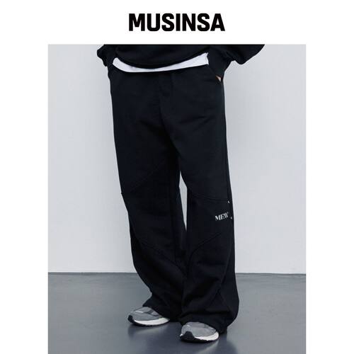 MFAV NOMAD铆钉卫裤黑色韩国官网直邮进口MUSINSA