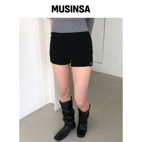 MUCENT 凯夫扭曲针织微型裤 MUSINSA韩国官网直邮进口