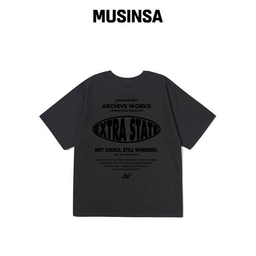 PEID PD STATE 半高领T恤茶色 MUSINSA韩国官网直邮进口
