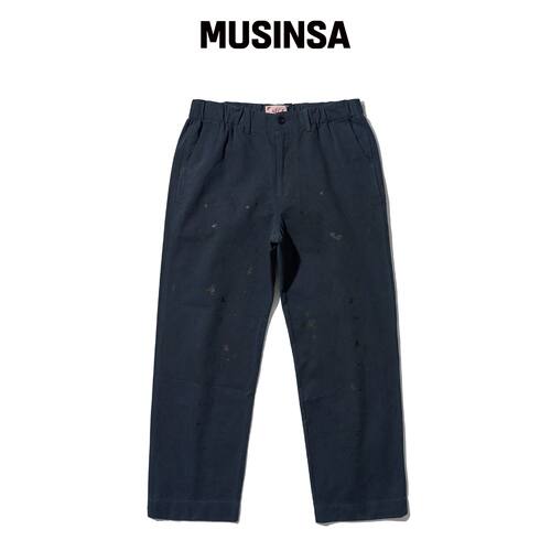 AECA SPLATER PAINTED BANDING CHINO PANTS-海 韩国官网直邮进口