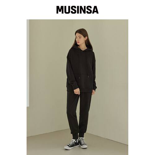 A.RIFF Maison sweat jogger pants_BLACK韩国官网直邮进口
