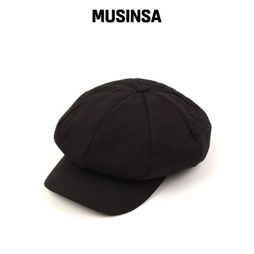 UNIVERSAL CHEMISTRY 黑色新闻男孩帽 MUSINSA韩国官网直邮进口