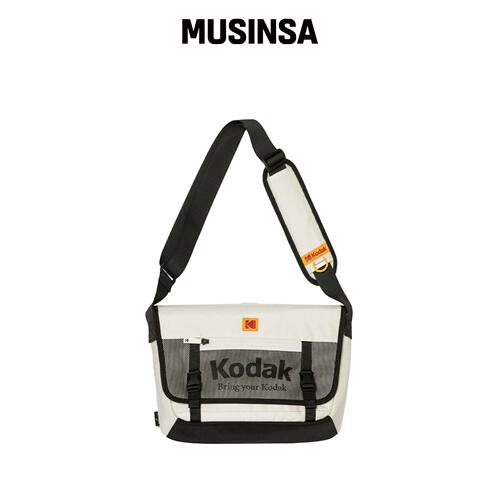 KODAK 파ウン디 中号邮差包 IVORY MUSINSA韩国直邮官方正品