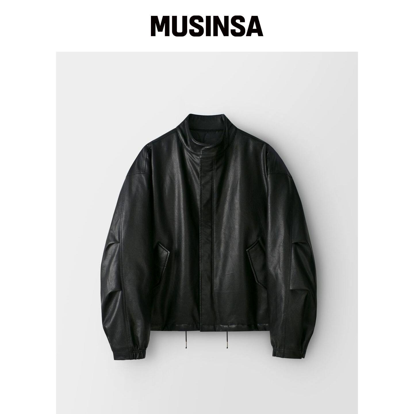 INDUST 绗缝M51野战皮夹克_黑色 MUSINSA韩国官网直邮进口