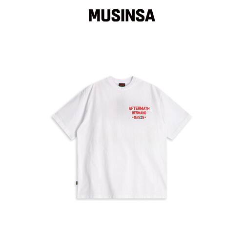 AFTERMATH OASIS T恤 白色 MUSINSA韩国官网直邮进口