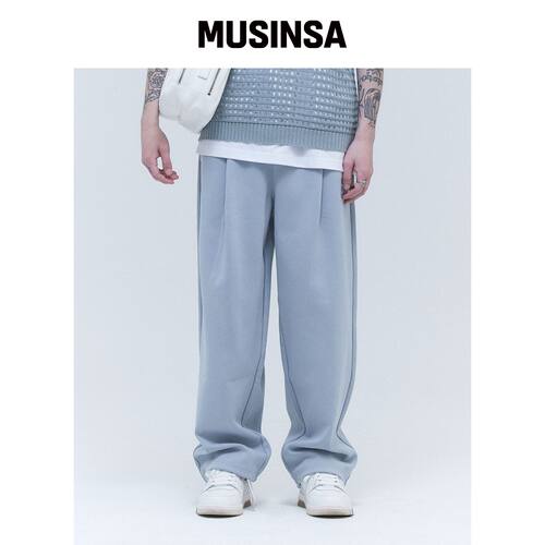 BEENTRILL 宽松版单褶休闲裤 MUSINSA韩国官网直邮进口