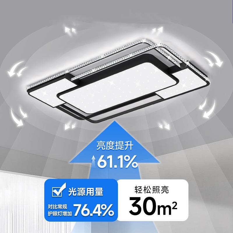 2025全光谱护眼客厅灯全屋灯具套餐组合家庭套装星空水晶吸顶灯