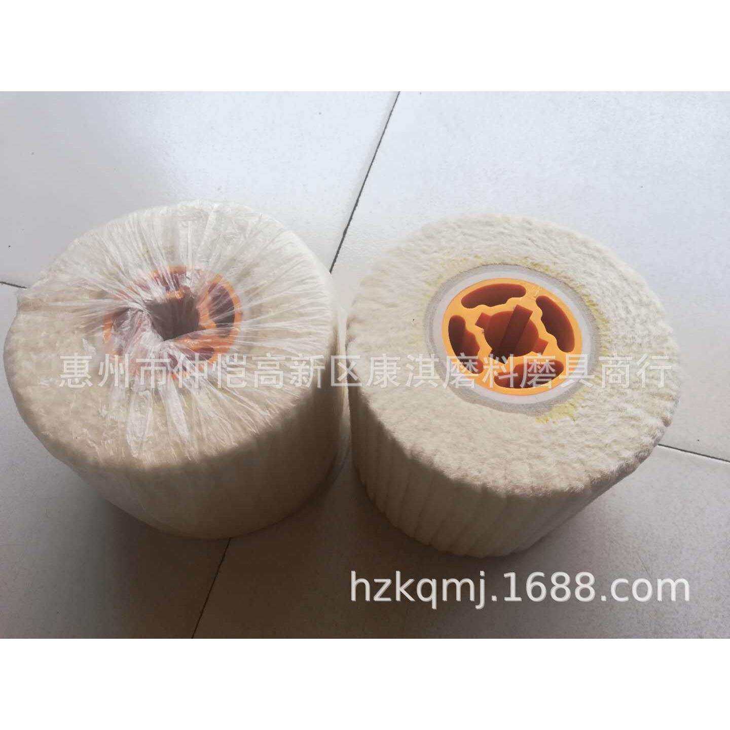 羊毛抛光轮120x100x19不锈钢金属镜面抛光打磨拉丝机轮
