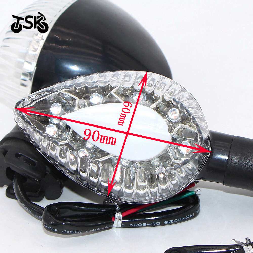 适用Yamaha FZ6 N/S/R FZ6R FZ1N FZ1 Fazer FZ8 改装 LED 转向灯