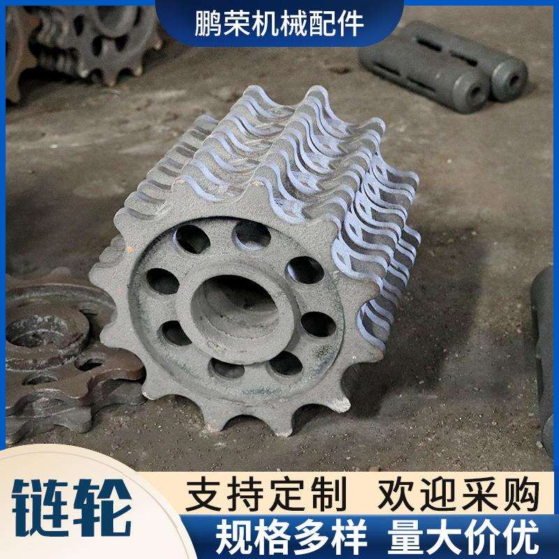 源头厂家现货直供双排不锈钢链轮耐磨链轮齿轮机械传送矿用链轮