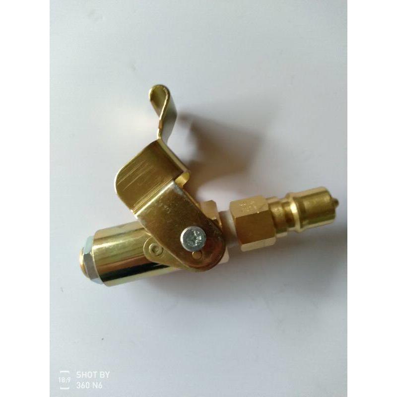 供应用于制冷空调、冰箱铜管抽真空检漏试压的东菱可调式快速接头