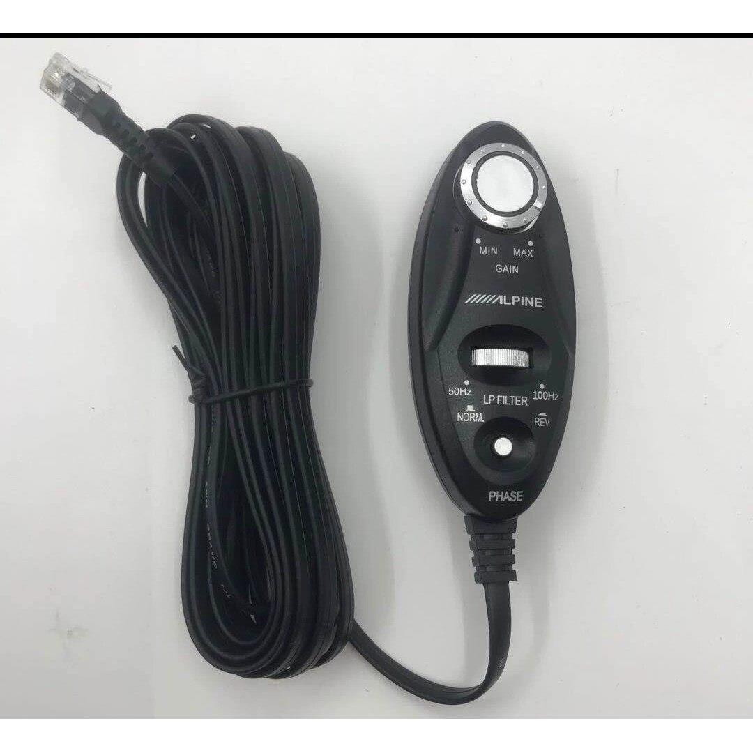 Alpine0800c 1080超薄低音炮遥控器线控电源线讯号线原装套线