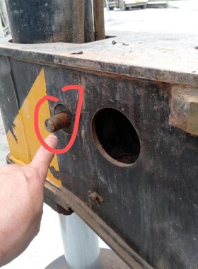 徐工吊车水平油缸销轴水平支腿销子25K20B50K固定轴穿销 带卡簧