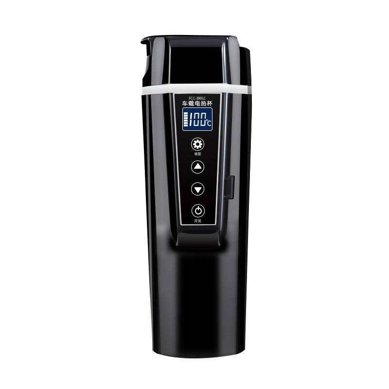 车载水杯加热智能保温电热杯汽车用热水器烧水壶12V24V通用开水杯