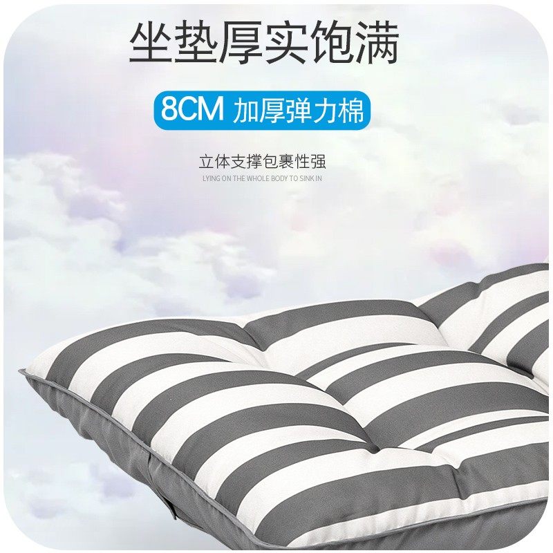 临亚办公室折叠椅躺椅家用单人躺床懒人午休椅便携阳台卧室靠椅