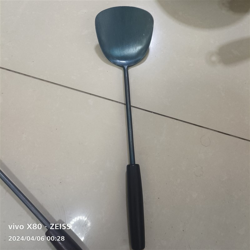 【手工勺子铲子】唐一社手工锻打小铁铲木柄防烫锅铲炒菜铲子