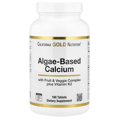 California Gold Nutrition,藻类基钙，含钙、维生素 D3 和镁