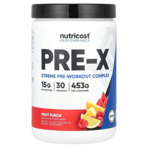 Nutricost,表现，PRE-X，Xtreme 锻炼前复合补剂