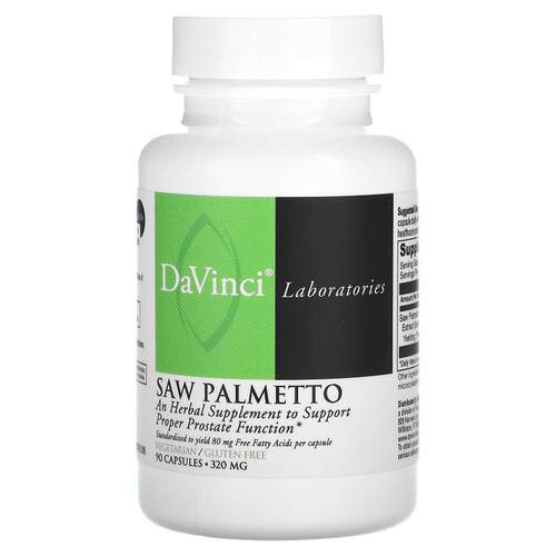 DaVinci Laboratories,锯棕榈，320 毫克，90 粒胶囊