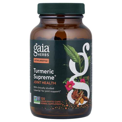 Gaia HerbsTurmeric Supreme® 关节健康120 粒&nbsp;