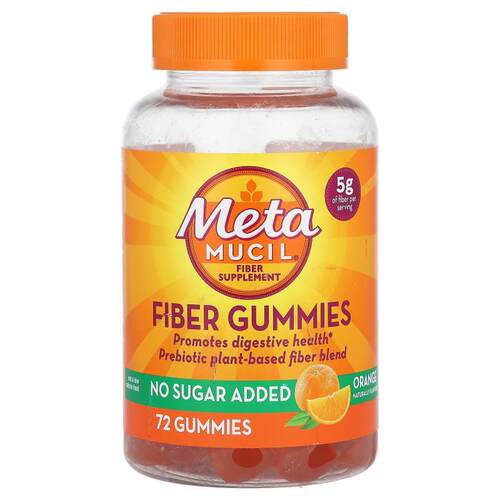 Metamucil,纤维软糖，橙味，72 粒
