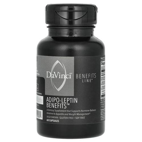 DaVinci Laboratories,Benefits Line，脂联素-瘦素益处，60 粒胶