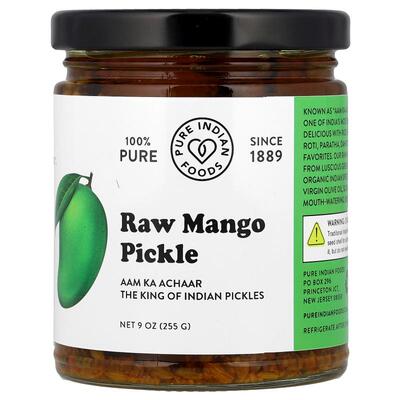 Pure Indian Foods,青芒果泡菜，9 盎司（255 克）