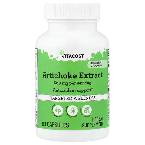 Vitacost,Artichoke Extract, 60 Capsules (300 mg per Capsule)