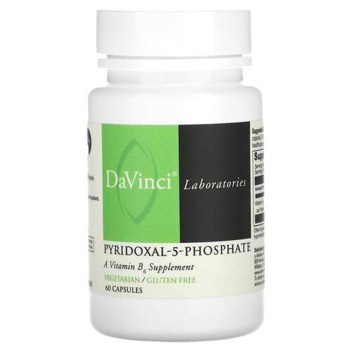 DaVinci Laboratories,5-磷酸吡哆醛，33.8 毫克，60 粒胶囊