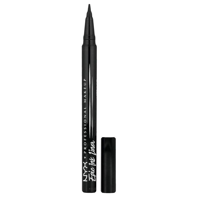 NYX Professional Makeup,Epic Ink 防水眼线液笔,01 黑色,0.03
