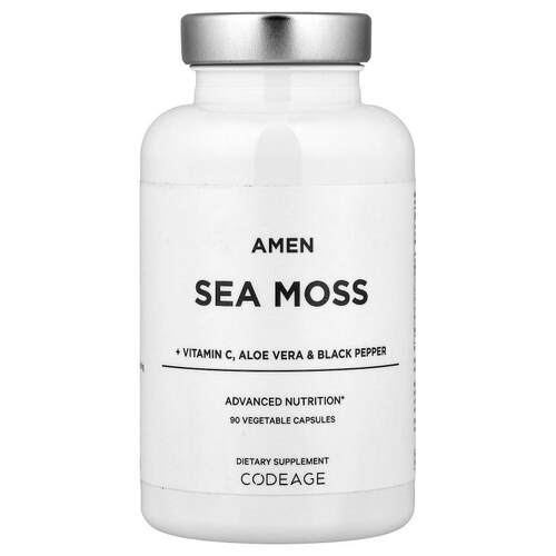 Codeage,Amen，海苔 + 维生素 C、芦荟和黑胡椒，90 粒素食胶囊