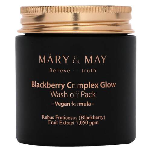 Mary & May,Blackberry Complex Glow，水洗型包