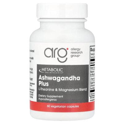 Metabolic Maintenance,南非醉茄+，L-茶氨酸和镁混合物，60 粒素