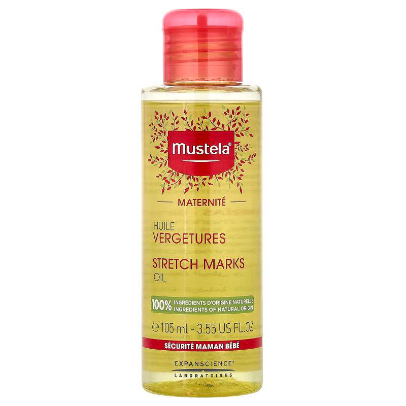 Mustela,瘢痕线纹舒缓护肤油，无香