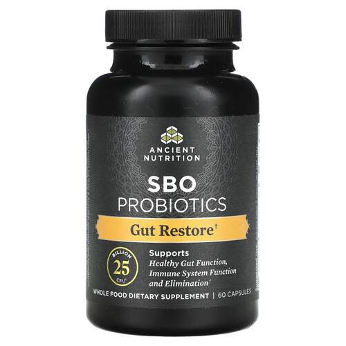 Ancient Nutrition,SBO 益生菌，250 亿 CFU，60 粒胶囊