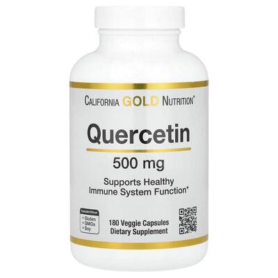 California Gold Nutrition,五羟黄酮，500 毫克，180 粒素食胶囊
