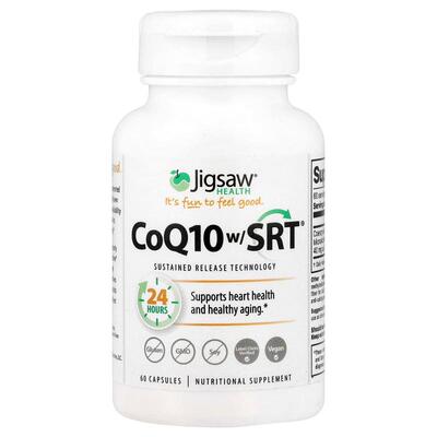 Jigsaw Health辅酶Q10 w/SRT辅酶 Q10（泛醌）三餐之间温和相伴