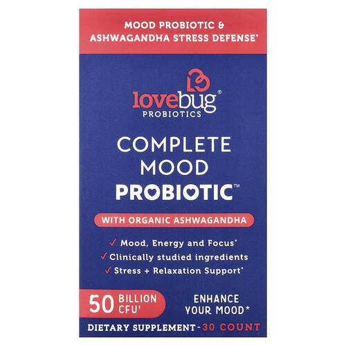 LoveBug Probiotics,有机南非醉茄益生菌胶囊