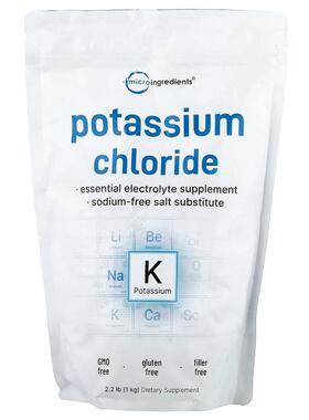 Micro Ingredients,Potassium Chloride, 2.2 lb (1 kg)
